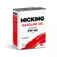 Масло моторное синтетическое Micking Gasoline Oil MG1 5W-40 SP 4л*