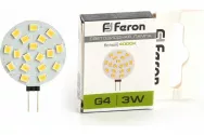 Лампа cветодиодная FERON LB-16 9LED 3W 12V G4 4000K