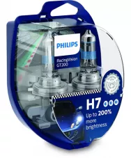 Лампы галогенные PHILIPS H7 12V 55W 12972RGTS2 (PX26d) +200% Racing Vision (компл. 2шт)