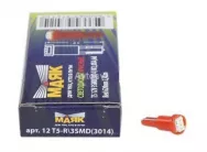Лампа светодиодная LED Маяк 12V T5 3SMD W2,0*4,6D (3014) (панель приборов) красная (уп. 50шт)