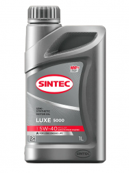 Масло моторное полусинтетическое SINTEC LUXE 5000 SAE 5W40 API SL/CF 1л (1*12шт)