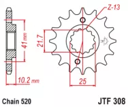 Звезда цепного привода JTF 308 14