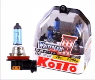 Лампы галогенные Koito Whitebeam H8 12V 35W P0758W (70W) (компл. 2шт)