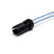 Патрон для бесцокольной лампы Т10 W-5W с проводами Cargen