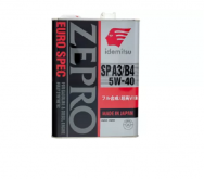 Масло моторное синтетическое IDEMITSU ZEPRO EURO SPEC F-S SP A3/B4 5W40 (Япония ж/б 4л)