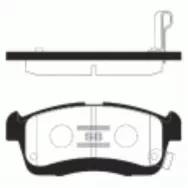 Колодки тормозные SANGSIN BRAKE SP1550 передние ( L375S )