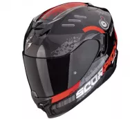 Мотошлем SCORPION EXO-520 EVO AIR TITAN, Черный/Красный (2XL)