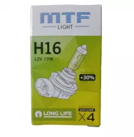 Лампа галогенная MTF H16 12V 19W Standard+30%