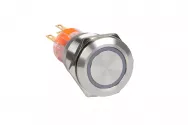 Кнопка EKF PROxima S-Pro67 19 мм без фиксации с красной подсветкой 24В
