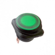 Выключатель R13-203B8 влагозащищенный с подсветкой ON-OFF 12V 25A /зеленый/