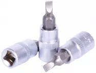 Головка со вставкой шлиц 4mm 1/4" L=38mm АвтоDело 39196