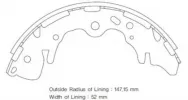 Колодки тормозные барабанные SANGSIN BRAKE SA130