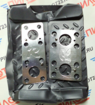 Комплект накладок на педали (автомат) NNP-AV-ZG-384-1 /хром/ 