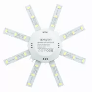 Комплект светодиодных линеек Звездочка smd5730, 20Вт, IP30, 1500Лм, 4000К, d260mm, Apeyron, белый