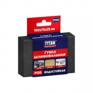 Губка шлифовальная 100х70х25 мм  Р120 Tytan 40289