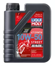 Liqui Moly Масло моторное синтетическое Motorbike 4T Synth Street Race SN 10W-50 1л