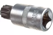 Головка со вставкой Spline 1/2" M-16 L-55mm с отверстием Автодело 39516
