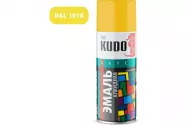 Kраска алкид аэрозоль KUDO KU-1013 520мл жёлтая универсальная