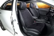 Накидки автомобильные CarFashion ROMB FRONT /черный-черный-черный/ 26175