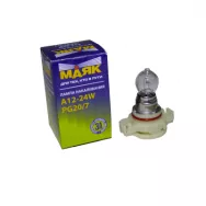 Лампа галогенная МАЯК 61227 PSX24W 12V 24W (PG20-7)