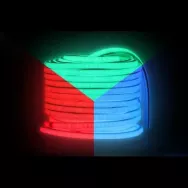 Лента светодиодная неоновая 0918 220V RGB LN8 (50м) RGB, разноцветная