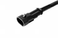 Ремкомплект колодка 2-х контактная штыревая, с проводами L250mm, в гофре Cargen