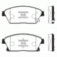 Колодки тормозные SANGSIN BRAKE SP1480