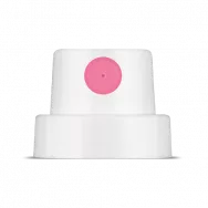 Кэп Molotow Cap Rosa Fat  9005 Белый с розовой вставкой 12см