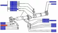 Планка прижимная опоры карданного вала