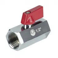 Кран шар. MINI VALFEX ВР1/2"хВР1/2" НИКЕЛИРОВАННЫЙ