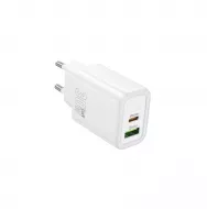 Адаптер HOCO N63/белый/ USB+1Type-C+