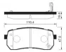 Колодки тормозные задние Sangsin Brake SP1192 Kia Carnival 2007* Hyundai H-1 LX55