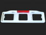 Рамка госномера АВ-005-Б с подсветкой с автостопом (белая) 