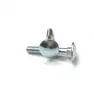 Болт М8*50 полукруг.головка DIN 603 (10963)