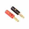 Разъем штепсель 10-0015 GOLD красный