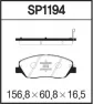 Колодки тормозные дисковые передние SANGSIN BRAKE SP1194