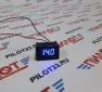 Вольтметр цифровой светодиодный 9-30volt PL-22*32-BL Синий (22мм+32мм)
