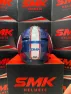 Мотошлем открытый SMK GTJ LIBERO, белый/бордовый/синий (L)