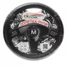 Оплетка руля Dream Car M (37-39 см)/Стандарт-Экокожа, черная/нить черная