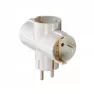 Сетевой разветвитель GTS-R-3-16-G 16A. 3 места, Т-образный с заземлением. General Lighting Systems