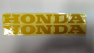 Наклейки (2шт) Honda 19х5см, желтые,красные