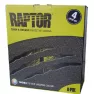 Покрытие U-POL RLB/S4 RAPTOR прочное защитное (4х0,75л)+отв.1л /черное/ КОМПЛЕКТ