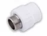 Муфта переходная с наружной резьбой 20 x 1/2" БЕЛАЯ VALFEX PRO