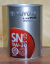 Масло моторное полусинтетическое Toyota SN 5W30 0888010706 0888013706 (1л) железо 