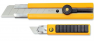 Нож OLFA OL-H-1 с выдвижным лезвием и резиновой ручкой 25мм 
