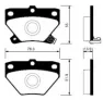 Колодки тормозные SANGSIN BRAKE SP2044