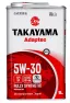 Масло моторное синтетическое TAKAYAMA Adaptec SAE 5W30 GF-6A SP (Ж/Б) 1л