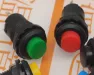 Кнопка DS-428G с фиксацией зеленый