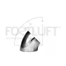 Отвод из нержавеющей стали Fortluft EBP5045