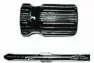 Отвертка с переставным жалом WORK 56204 черная ручка SL6 Ph2